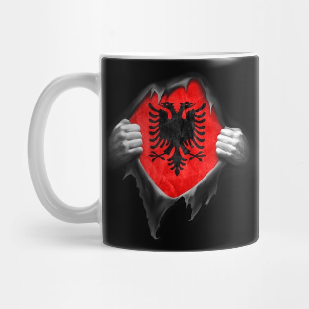 Albania Flag Albanian Roots DNA Pride Gift by nikolayjs